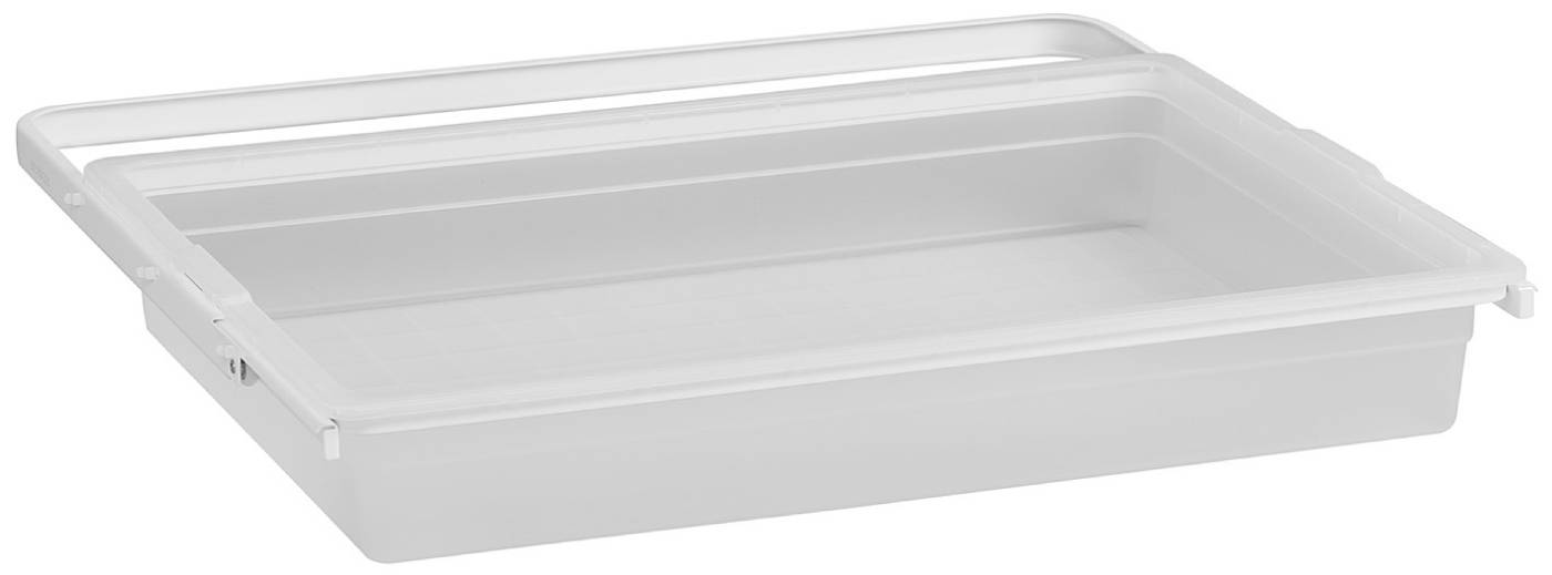 Storage basket solid extendable Elfa