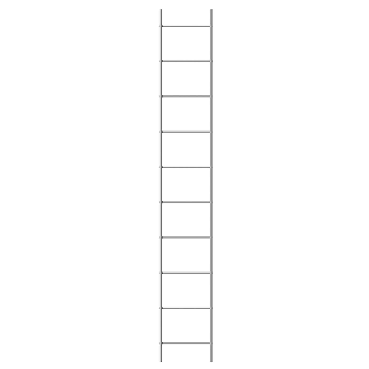 Wall and roof ladder steel W.steps Ladders