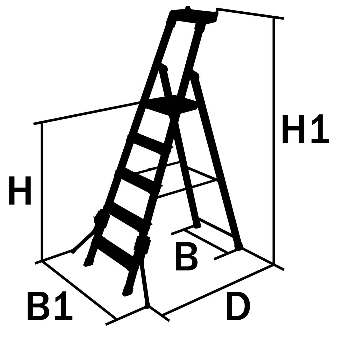 Step ladder W.steps Ladders 55P (NY)