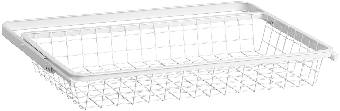 Wire basket 30 extendable Elfa