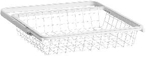 Wire basket 30 extendable Elfa
