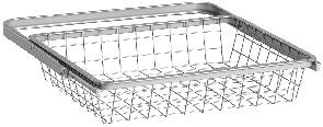 Wire basket 30 extendable Elfa