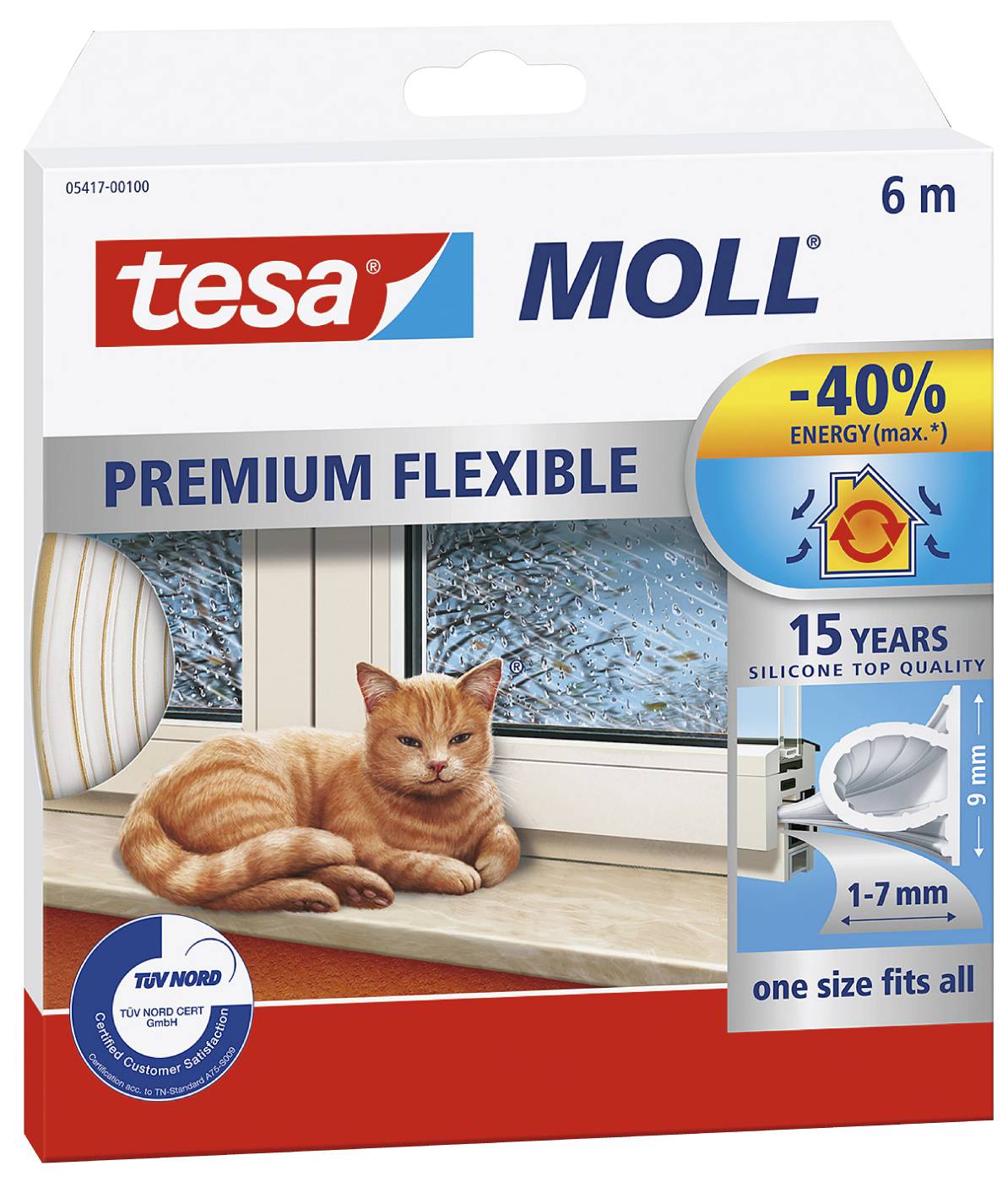Silicone sealing strip tesa 5417, 5450