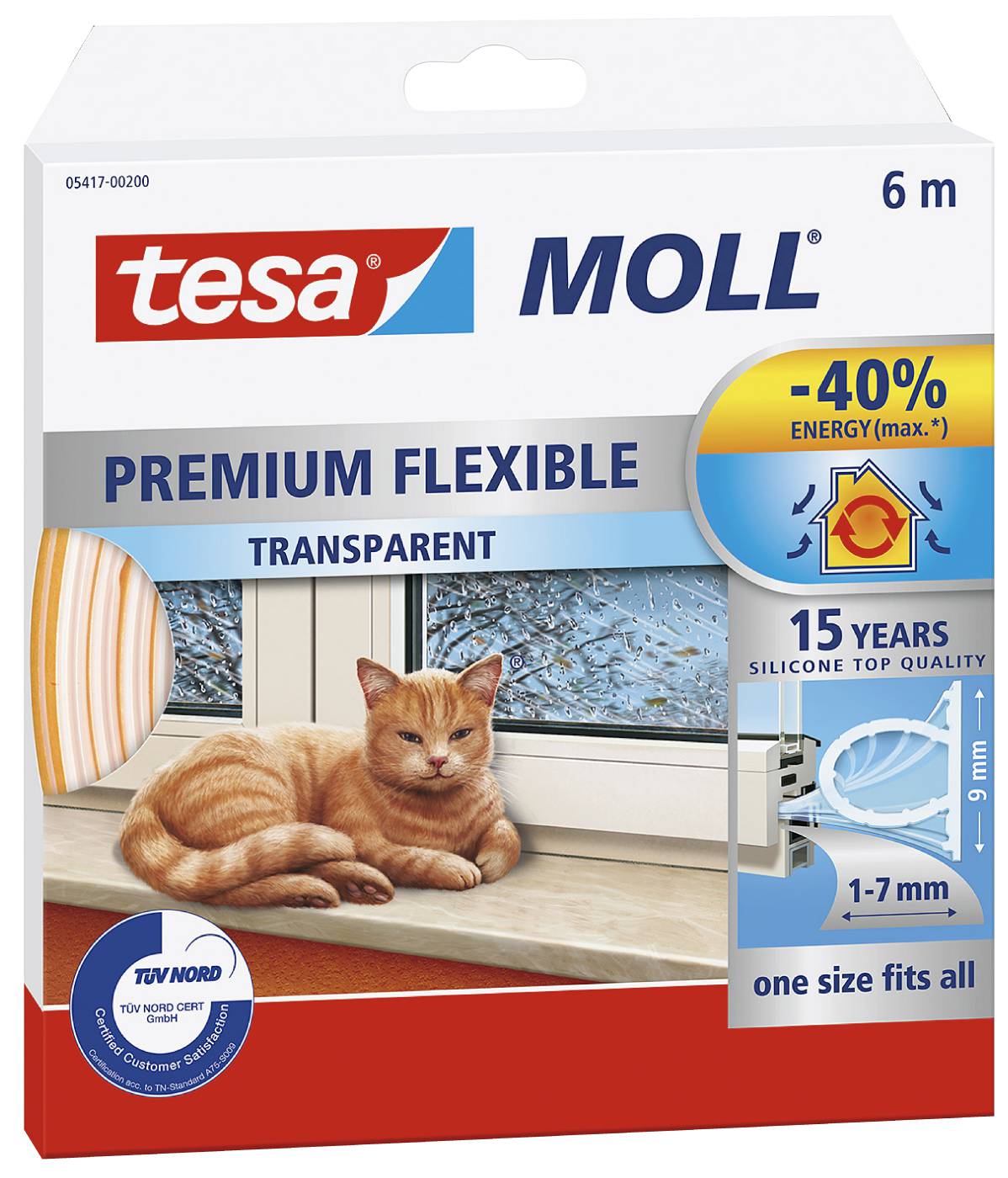 Silicone sealing strip tesa 5417, 5450