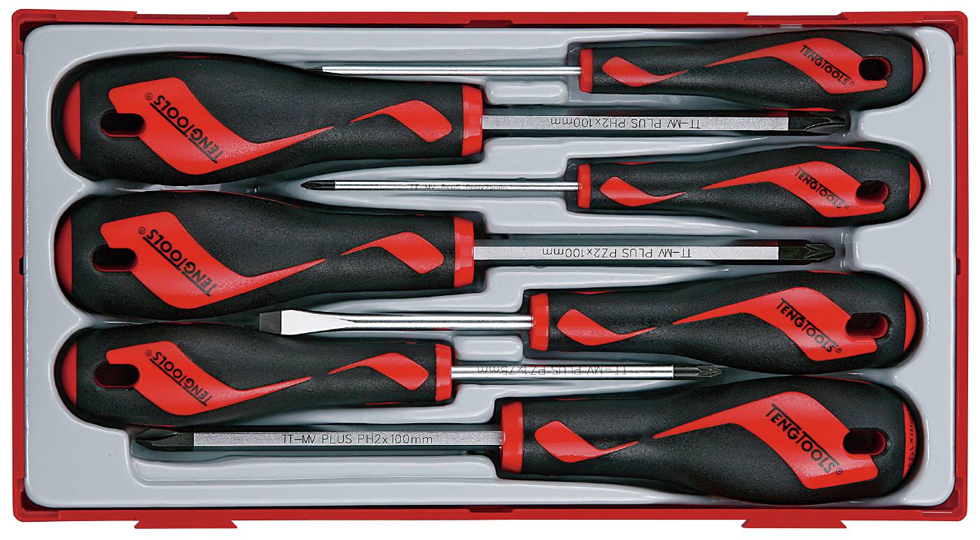 7 pc Screwdriver set Teng Tools TT917N