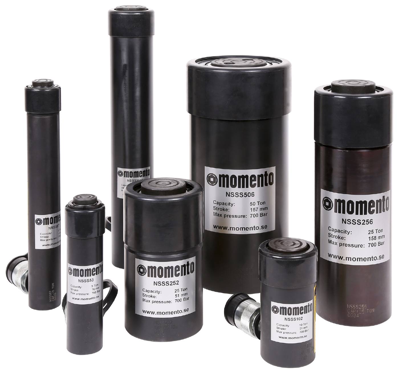 Pressure cylinders Momento