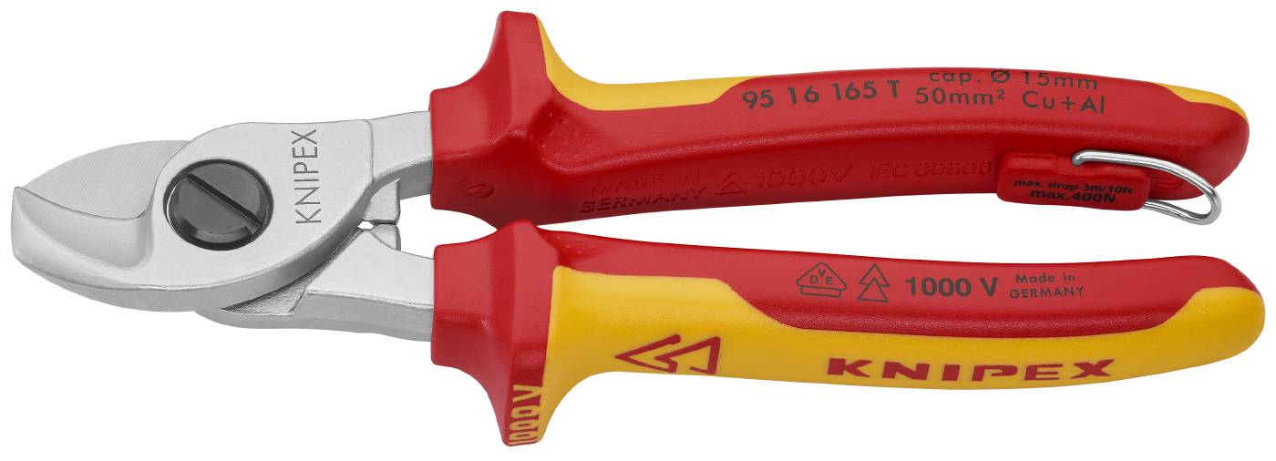 Cable pliers 1000 volt. Knipex 95 16 165 T