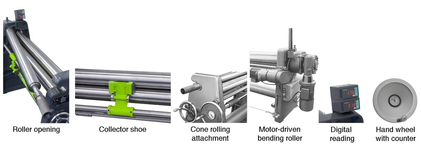 Accessories for bending roller Luna MBR