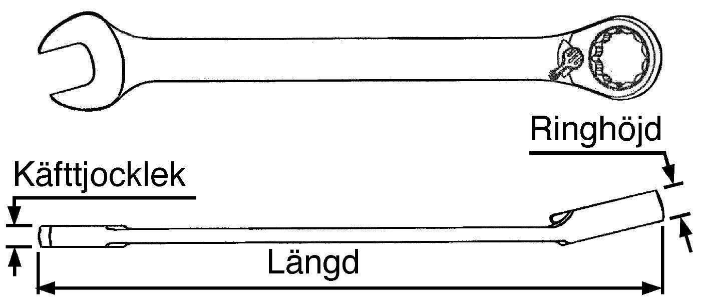 U-ringspärrnyckel Teng Tools 600508R / 600532R