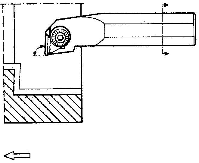 Tool holder 90°, internal tool holder Seco CTFPR