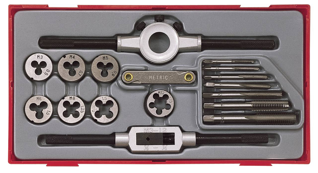 17 pc Tap and Die set Teng Tools TTTD17