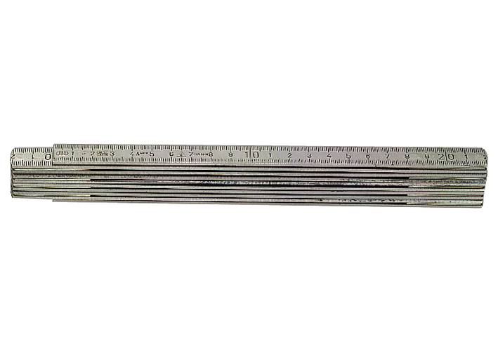 Folding rule (meter rule) of aluminium Hultafors