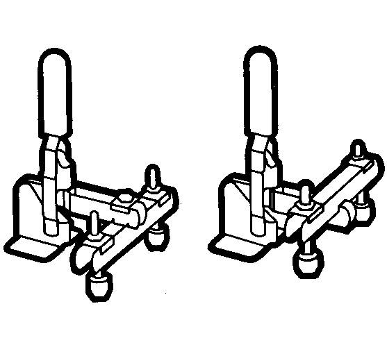 Cross arm for quick-action clamp AMF 6895