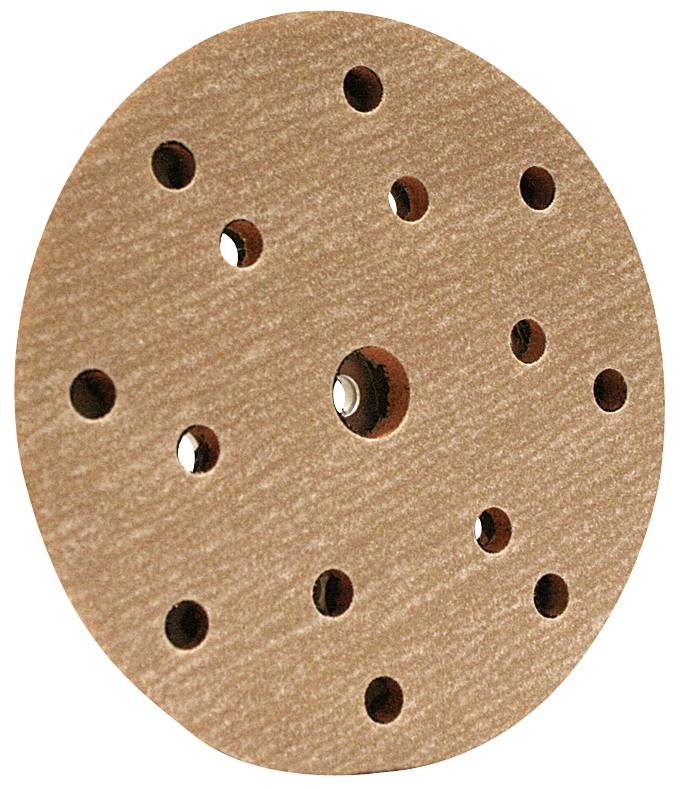 Abrasive paper disc Blue Fire/Norton Pro with 14 + 1 holes (18 mm)