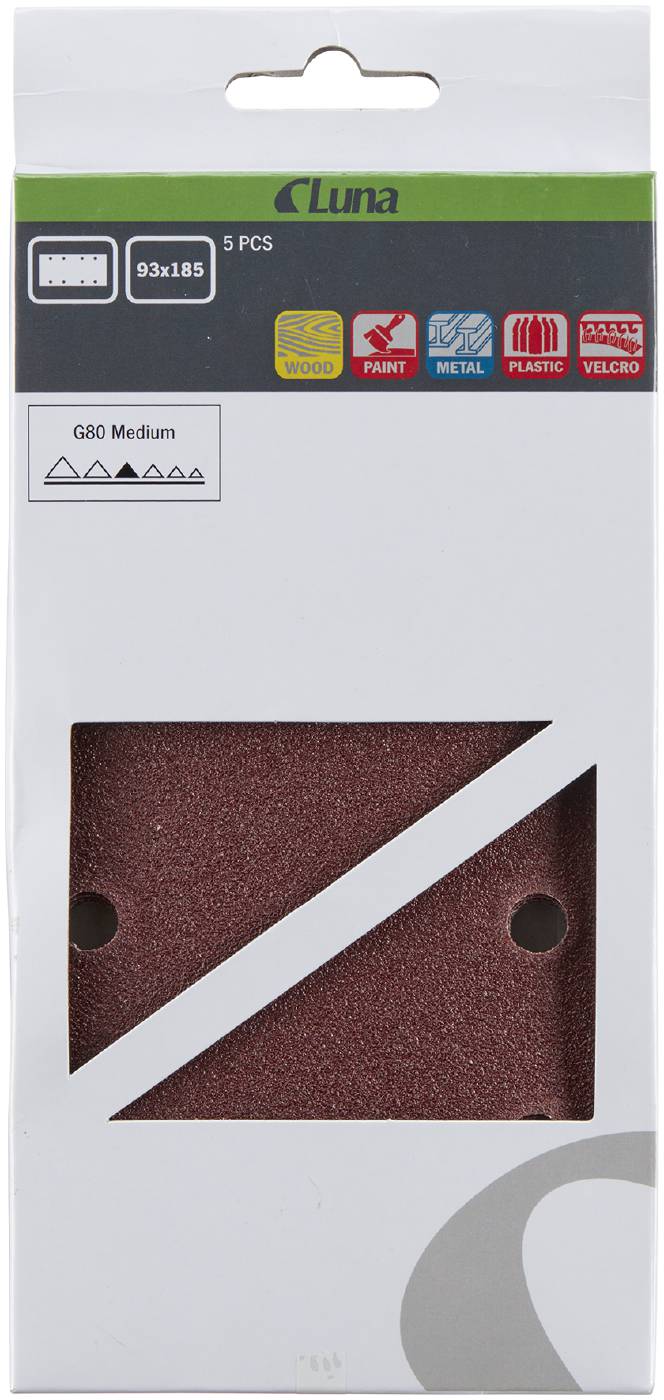Abrasive sheet 93×185 Luna