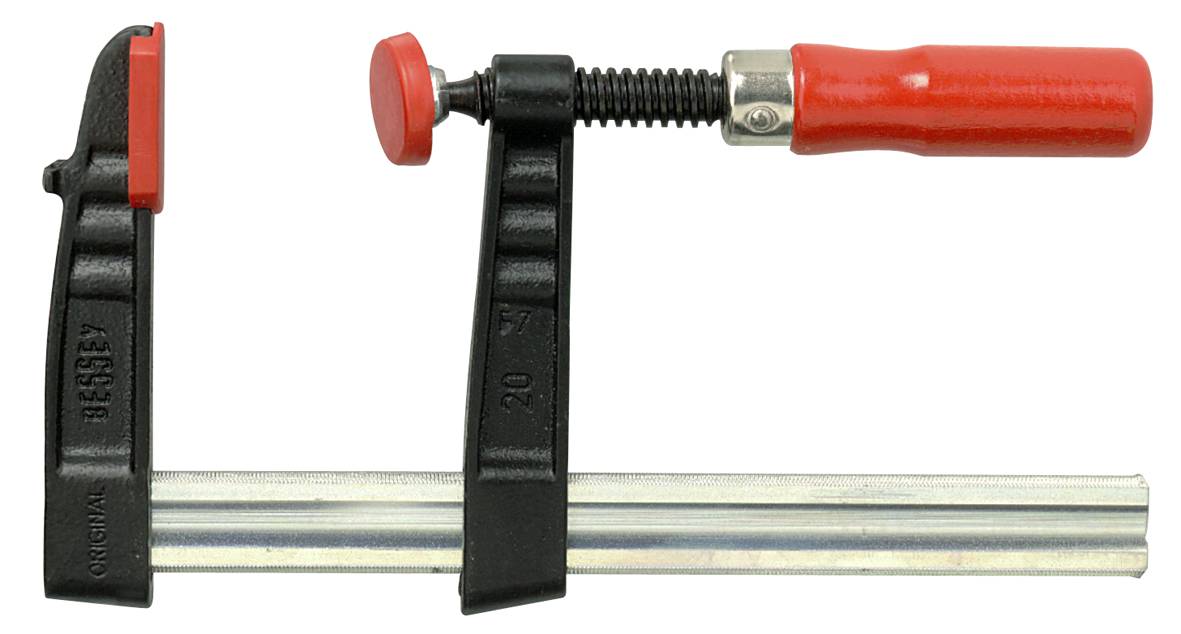Screw clamp Bessey TG / TGK, wooden handle