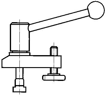 Adjustable locking lever AMF 6621