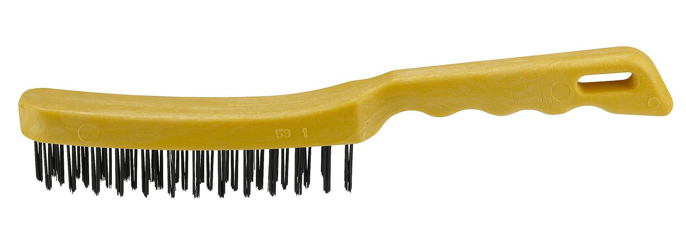 Scratch brush Osborn with plastic handle