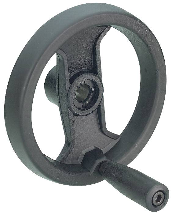 Thermoplastic machine wheel 5374