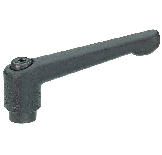 Adjustable locking lever, black