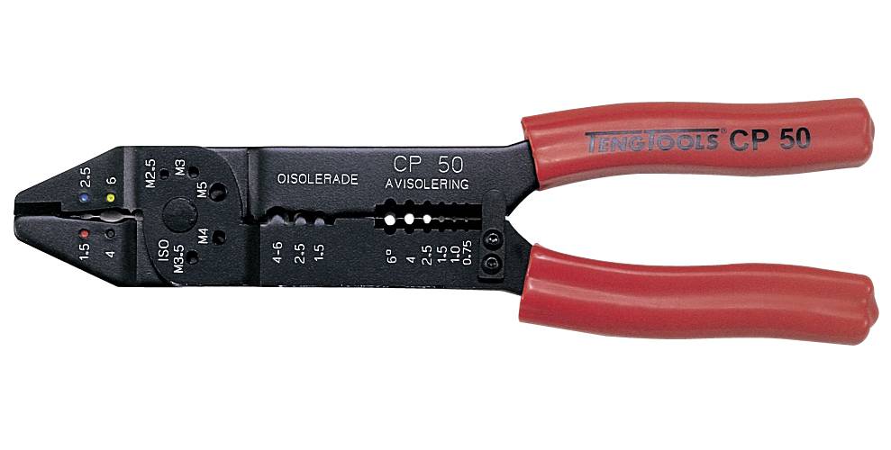 Crimping tool for insulated terminals. Teng Tools CP50 / CP51