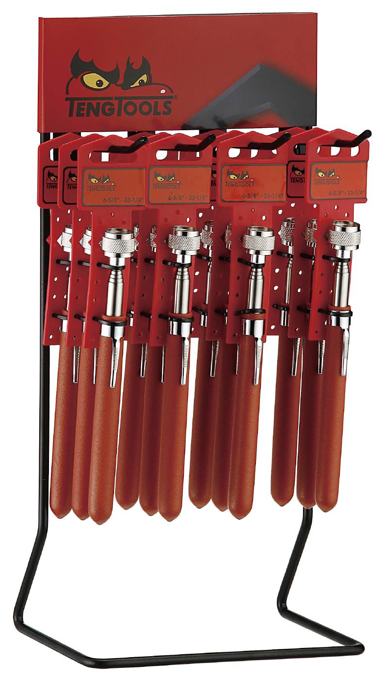 Telescopic magnetic pick up in display Teng Tools DIS-581TMP