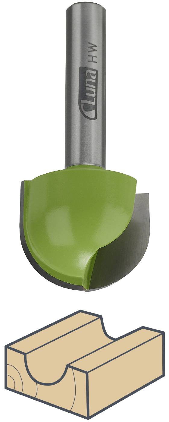 Ball nose end mills for wood Luna