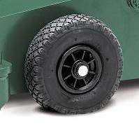Spare pneumatic rubber wheel for garage jack Compac