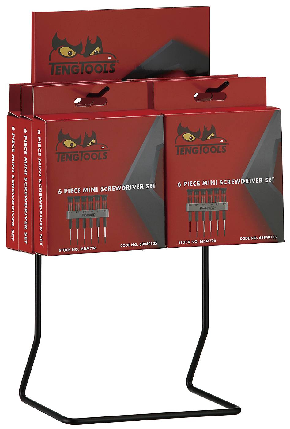 Mini screwdriver display Teng Tools DIS-MDM706