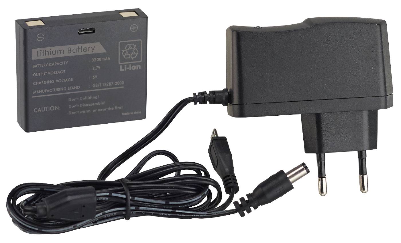 Batteri och laddare till multikorslaser Limit 1080