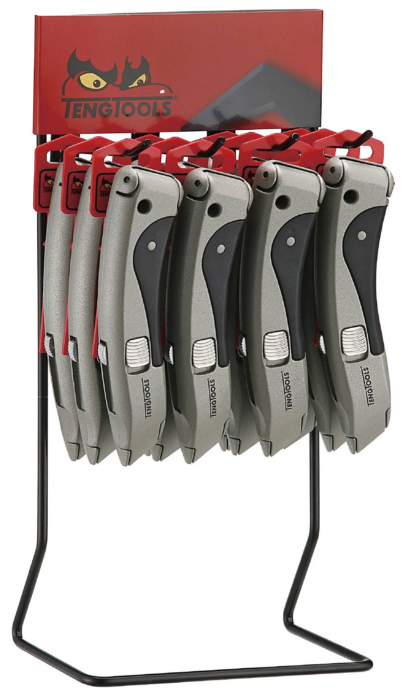 Universal knives in display Teng Tools DIS-710N