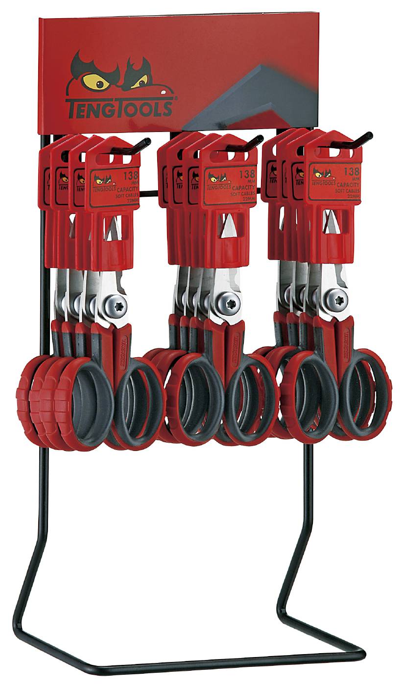 Cable cutters in display Teng Tools DIS-497