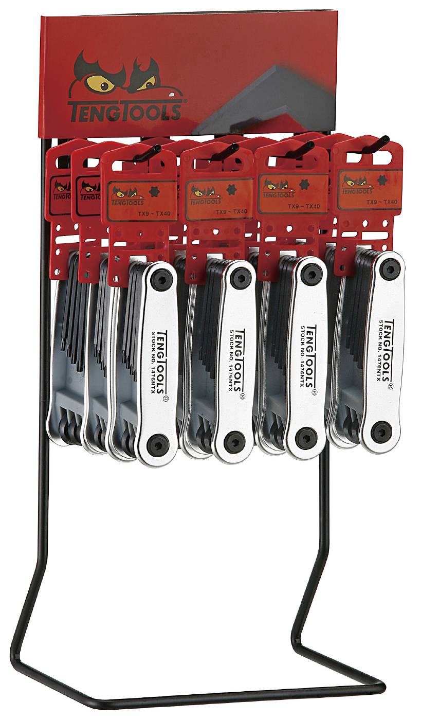 TX wrench sets in display Teng Tools DIS-1476NTX