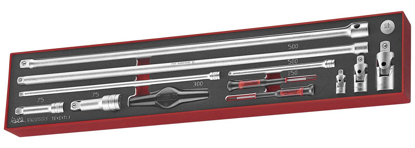 13 piece Extension bar set. Teng Tools TEXEXT13