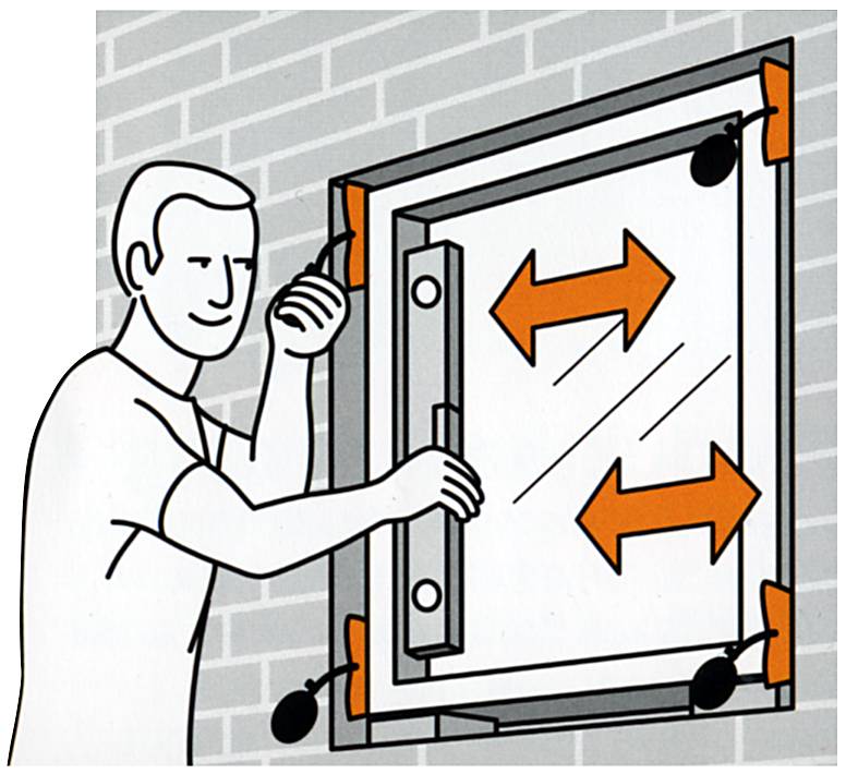 Inflatable bag for window replacement
