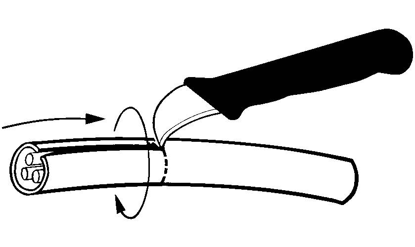 Cable knife 1000-volt. Knipex 9855