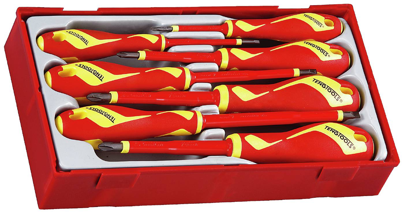 7 pc Screwdriver set 1000 volt Teng Tools TTV907N