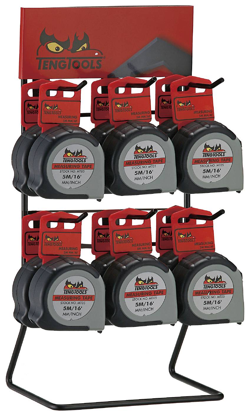 Measuring tape in display Teng Tools DIS-MT05