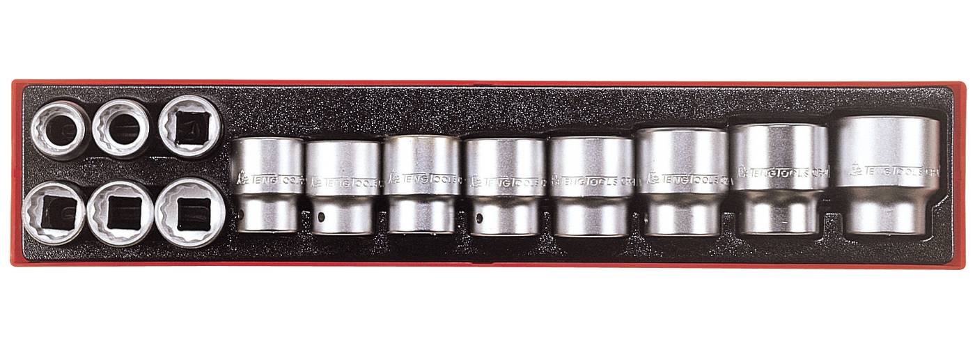 14 piece Socket set. With 3/4" square drive. Teng Tools TTX34AF