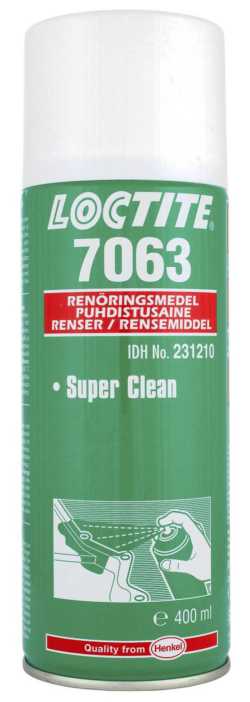 Rengørings-/affedtningsspray Loctite 7063