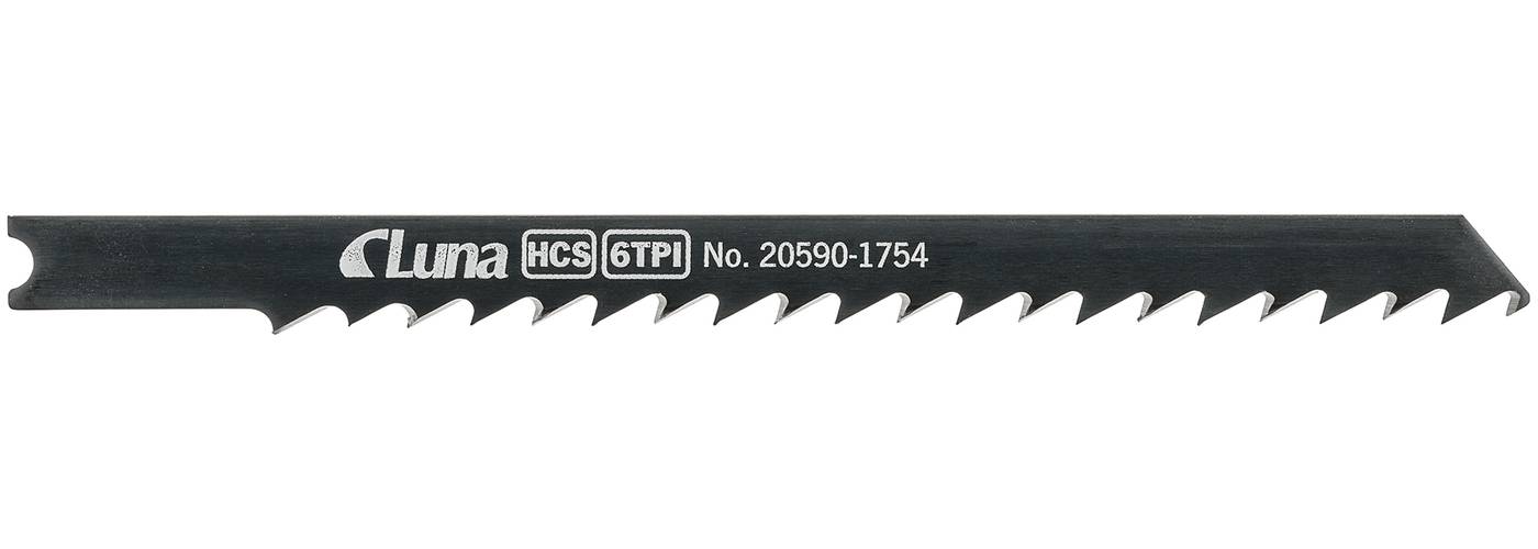HCS jigsaw blades for wood and plastic, with milled cross-cut teeth, C attachment