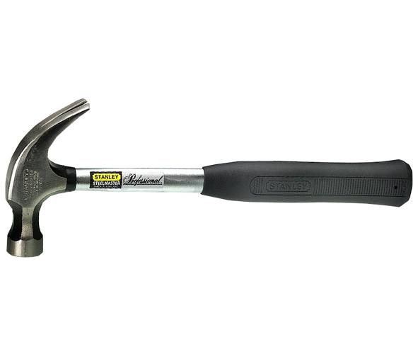 Carpenters hammer with tubular steel handle. Stanley 1-51-031 / 1-51-033
