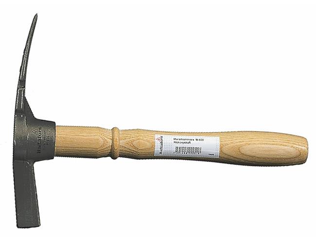 Bricklayers hammer with wooden handle. Hultafors M-500 / M-600
