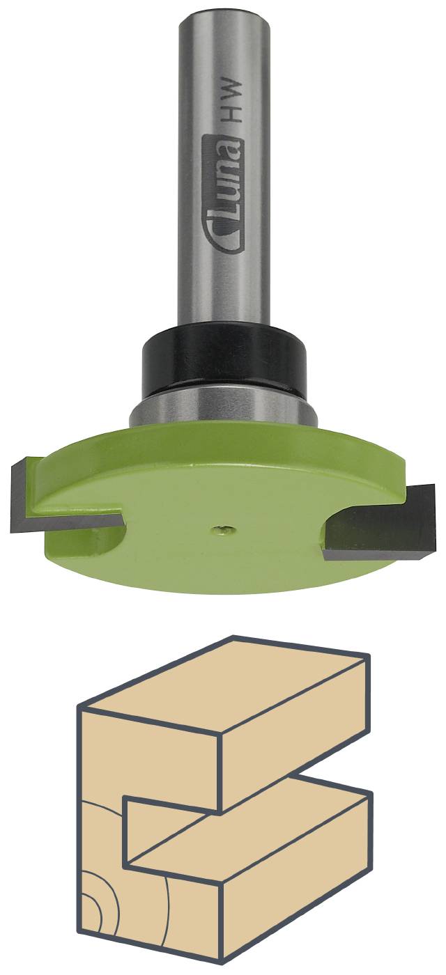 Disc groove bits for wood Luna
