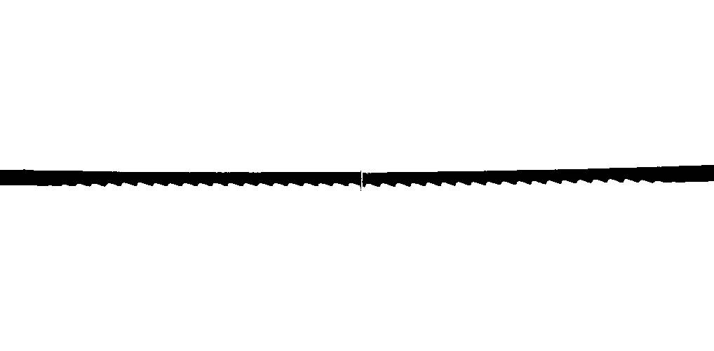 Fret saw blade, metal