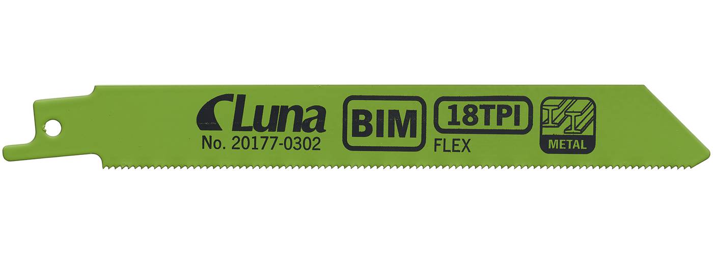 Puukkosahanterä 18T bimetallia, joustava terä metallille