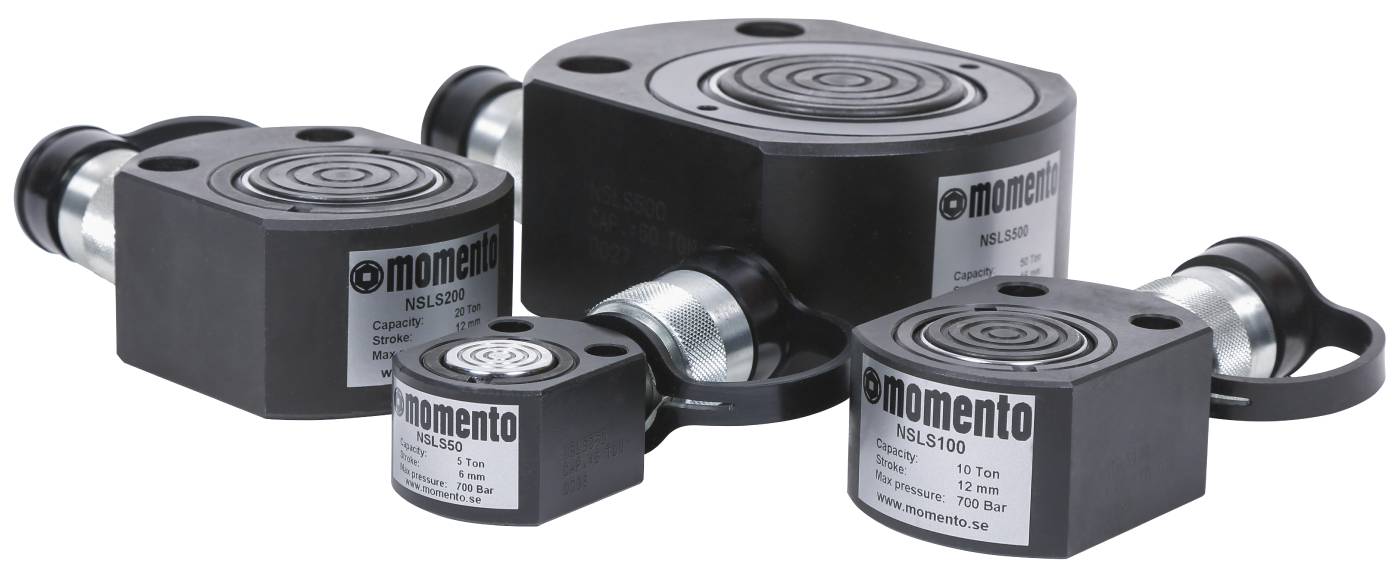 Low profile pressure cylinders Momento