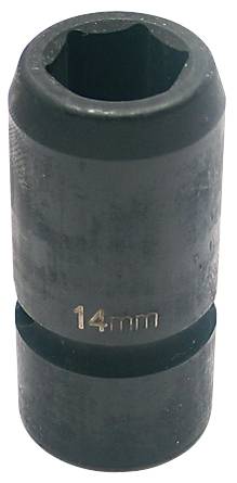 Sleeve drive" Impact socket. With 1/2" square drive and guide on the axle. Action 52 mm