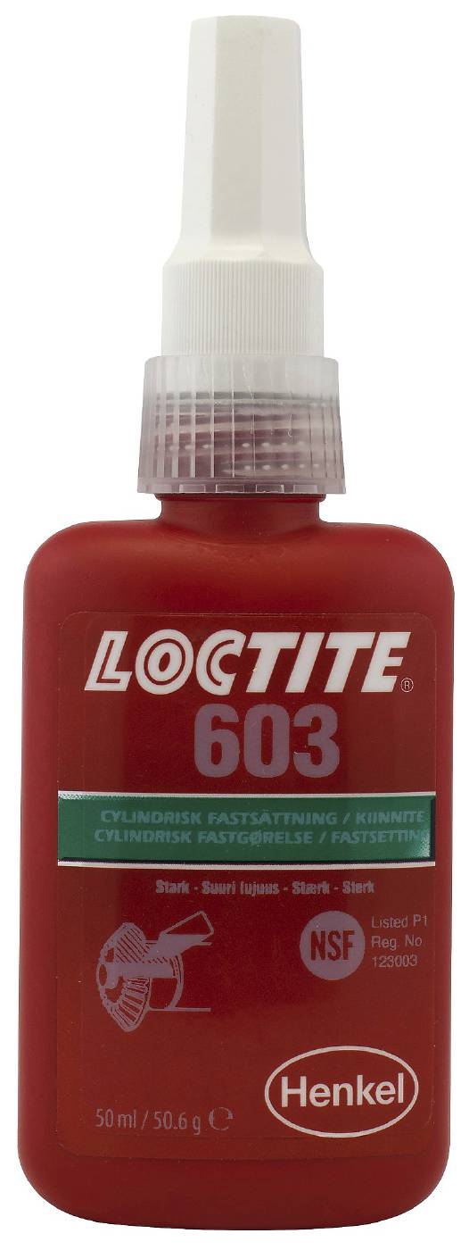 Cylindrisk fastsättning Loctite 603