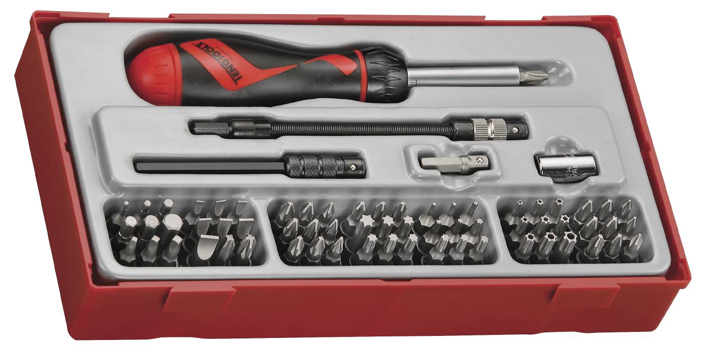 74 pc Bit screwdriver set Teng Tools TTMD74